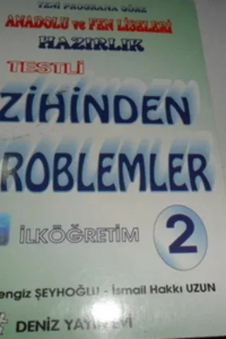 Zihinden Problemler 2