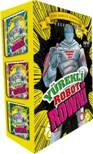 Yürekli Robot Rowni (3 Kitap - Kutulu)