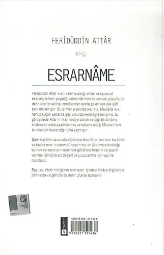 Esrarname Feridüddin Attar Semerkand %46 indirimli
