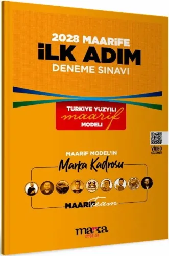 Marka Yayınları 2028 Maarife İlk Adım Üniversiteye Hazırlık Türkiye Geneli Deneme Sınavı