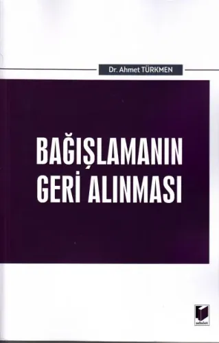 Bağışlamanın Geri Alınması