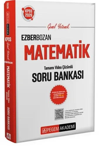 Pegem Yayınları 2026 KPSS Ezberbozan Matematik Tamamı Video Çözümlü So