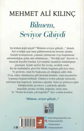 Bilmem, Seviyor Gibiydi Mehmet Ali Kılınç Olimpos Yayınları %55 indiri