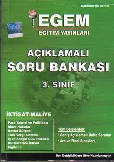 3. Sınıf İktisat-Maliye Açıklamalı Soru Bankası