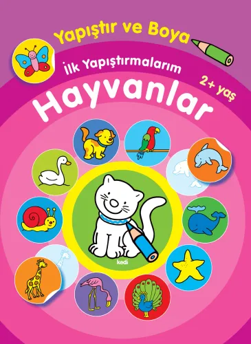 Hayvanlar (2+ Yaş); Yapıştır ve Boya İlk Yapıştırmalarım