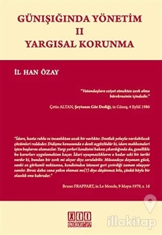 Günışığında Yönetim 2 - Yargısal Korunma