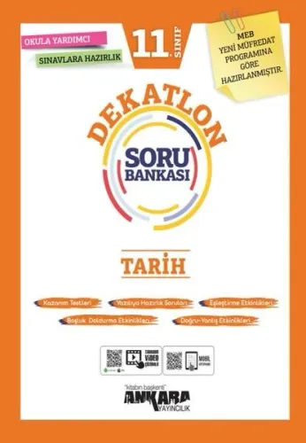 Ankara Yayıncılık 11. Sınıf Tarih Dekatlon Soru Bankası