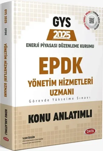 Data Yayınları 2025 Enerji Piyasası Düzenleme Kurulu (Yönetim Hizmetleri Uzmanı) GYS Konu Anlatımlı
