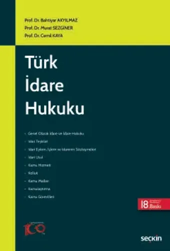 TÜRK İDARE HUKUKU
