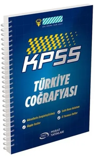 Murat Yayınları KPSS Türkiye Coğrafyası Defteri
