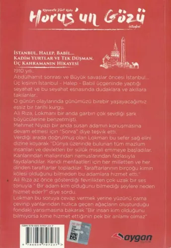 Kıyamete Dört Kala Horus’un Gözü Serdar Alp Öztürk Aygan Yayınevi %52 
