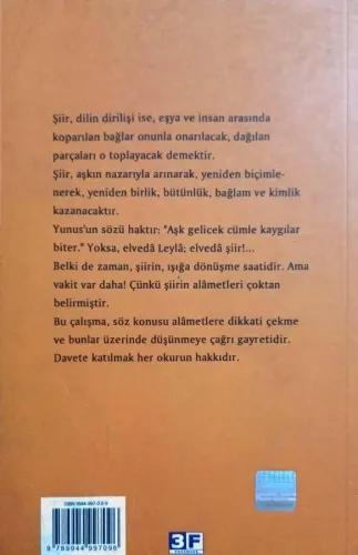 Şiir Alametleri Hasan Akay 3F Yayınevi