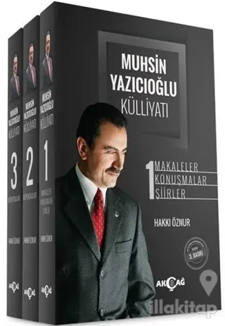 Muhsin Yazıcıoğlu Külliyatı (3 Cilt Takım - Ciltsiz)