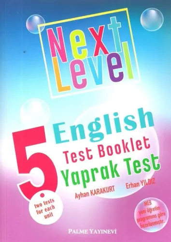 Palme Yayınları 5. Sınıf Next Level English Test Booklet Yaprak Test