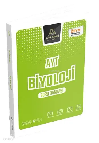 Soru Kalesi Yayınları 2024 AYT Biyoloji Soru Bankası