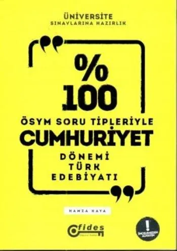 Fides %100 Cumhuriyet Dönemi Türk Edebiyatı