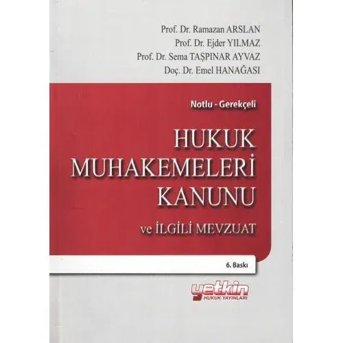 Hukuk Muhakemeleri Kanunu ve İlgili Mevzuat