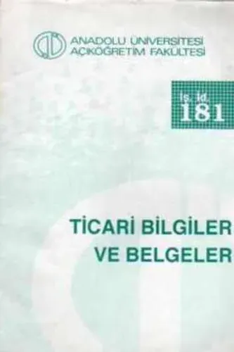 Ticari Bilgiler ve Belgeler
