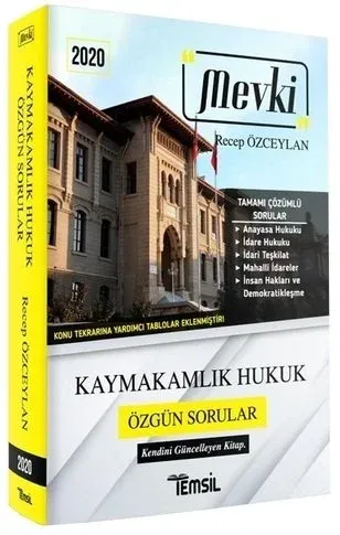 Mevki Kaymakamlık Hukuk Özgün Sorular