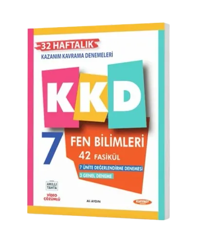 Kurmay Yayınları 7 Fen Bilimleri Haftalık Kazanım Kavrama Denemeleri