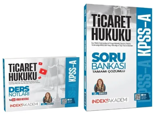 İndeks Akademi 2027 KPSS A Grubu Ticaret Hukuku Video Ders Notları ve 