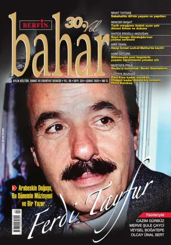 Berfin Bahar Aylık Kültür Sanat Ve Edebiyat Dergisi Sayı: 324