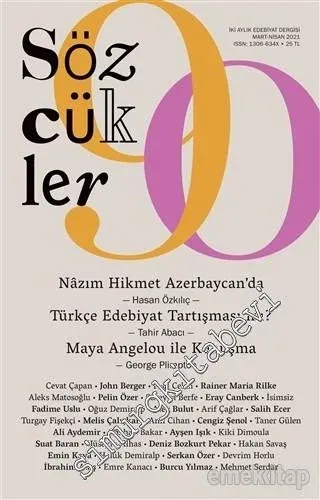 Sözcükler İki Aylık Edebiyat Dergisi - Nâzım Hikmet Azerbaycan'da - Sayı: 90      Mart - Nisan