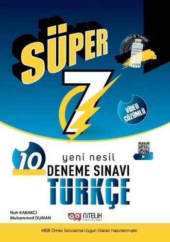 7. Sınıf Türkçe 10 Deneme Sınavı