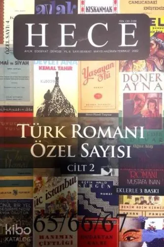 Türk Romanı Özel Sayısı (2 Cilt); Mayıs-Haziran-Temmuz 2002
