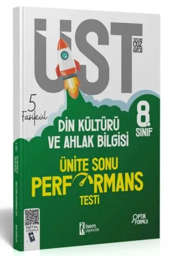 İsem Yayıncılık 2023 8. Sınıf LGS Din Kültürü ve Ahlak Bilgisi 5 Fasikül Ünite Sonu Performans Testi