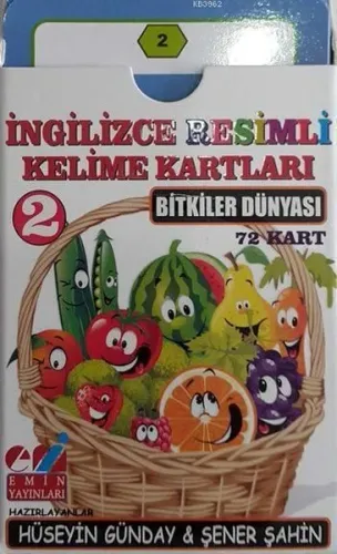 İngilizce 02.Bitkiler Dünyası / Resimli Kelime Kartları 72-Kart
