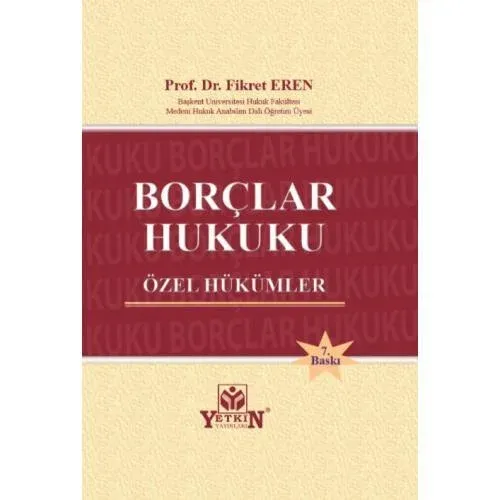 Borçlar Hukuku Özel Hükümler