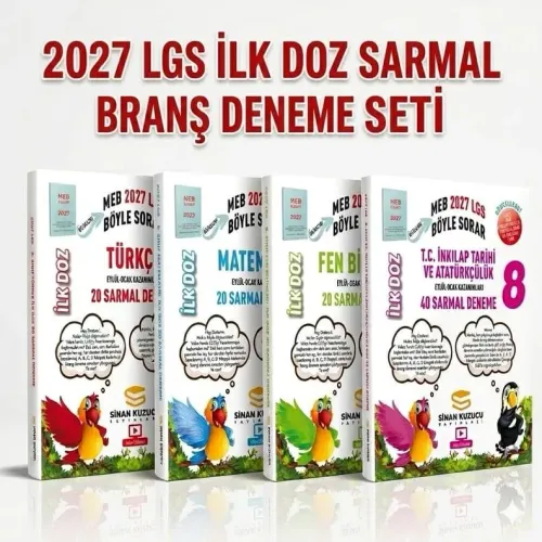8. SINIF LGS - MEB BÖYLE SORAR SARMAL BRANŞ DENEME SETİ İlk Doz (2027-LGS)