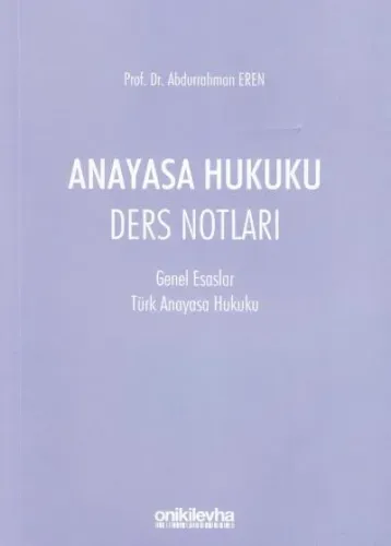 Anayasa Hukuku Ders Notları