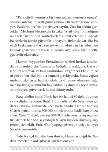 Hadis Yazılarım