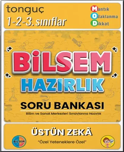 Tonguç Akademi 1. 2. ve 3. Sınıflar İçin Bilsem Hazırlık Soru Bankası