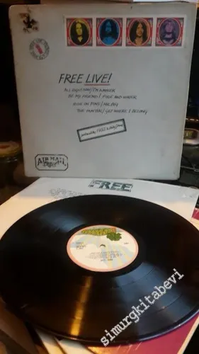 33 LP PLAK VINYL: Free - Free Live -        1971
