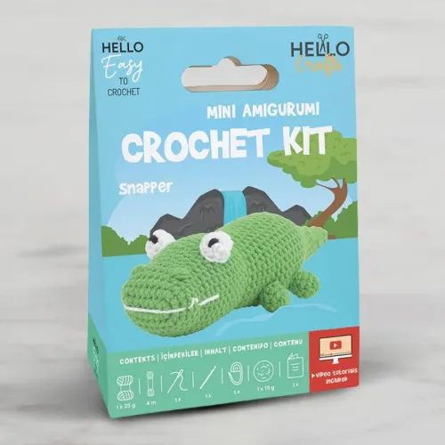 H.CRAFTS TIĞ İŞİ MİNİ AMİGURUMİ KİTİ-SNAPPER