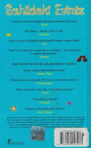 Sahildeki Evimiz (Cep Boy) Jane Green Artemis Yayınları %40 indirimli