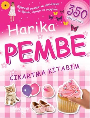 Harika Pembe Çıkartma Kitabım Koleksiyon Komisyon