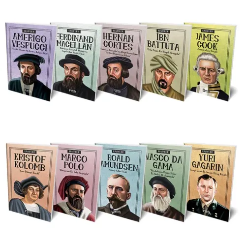 Dünyayı Keşfedenler Kitap Seti - Halkkitabevi