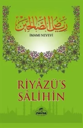 Riyazü's Salihin (Büyük Boy-Tek Cilt-İthal Kağıt) - رياض الصالحين من كلام سيد المرسلين عربي تركي
