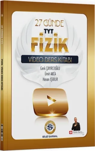 Bilgi Sarmal Yayınları TYT Fizik 27 Günde Video Ders Kitabı