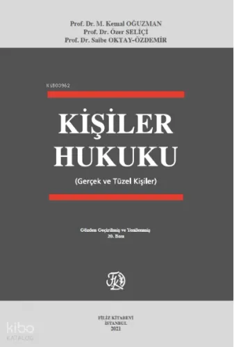 Kişiler Hukuku (Gerçek ve Tüzel Kişiler)