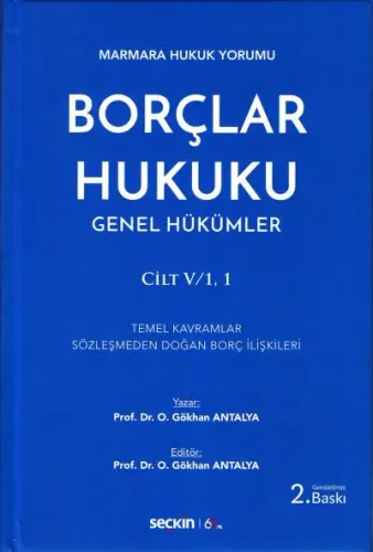 Borçlar Hukuku Genel Hükümler Cilt 1-1