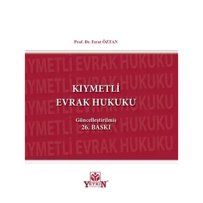 Kıymetli Evrak Hukuku