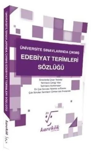 Karekök Yayınları Edebiyat Terimleri Sözlüğü