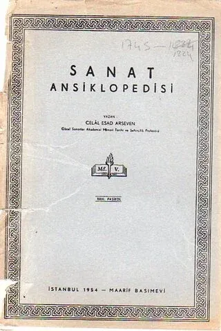 Sanat Ansiklopedisi 1958 / III. Fasikül