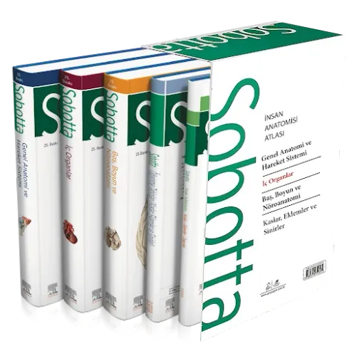 Sobotta İnsan Anatomisi Atlası Seti 5 Cilt