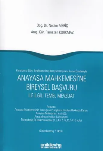 Anayasa Mahkemesi'ne Bireysel Başvuru